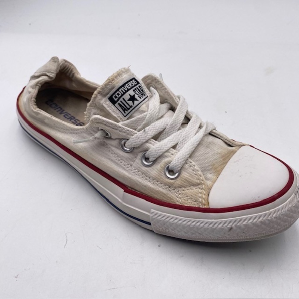 Converse Chuck Taylor All Star Shoreline Slip On Sneakers Womens 10 White Canvas